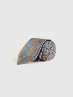 CORBATA JACQUARD MF AZUL