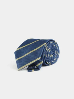 CORBATA JACQUARD MF AZUL