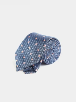 CORBATA JACQUARD MF AZUL