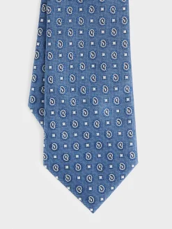 CORBATA JACQUARD MF AZUL