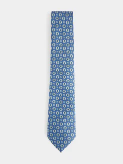 CORBATA JACQUARD MF AZUL