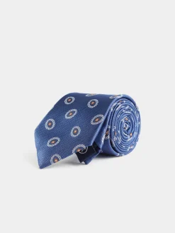 CORBATA JACQUARD MF AZUL