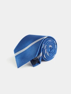 CORBATA JACQUARD MF AZUL
