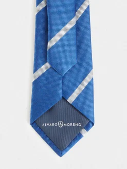 CORBATA JACQUARD MF AZUL