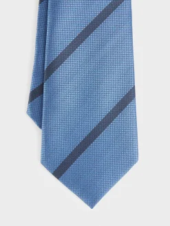 CORBATA JACQUARD MF AZUL