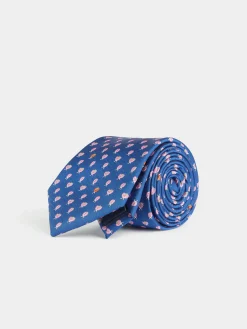 CORBATA JACQUARD MF AZUL