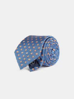 CORBATA JACQUARD MF AZUL