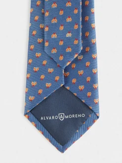 CORBATA JACQUARD MF AZUL