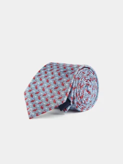 CORBATA JACQUARD MF AZUL