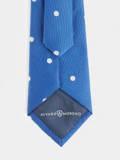 CORBATA JACQUARD MF AZUL