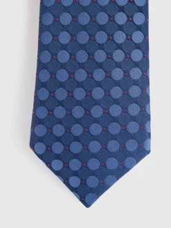 CORBATA JACQUARD MF AZUL