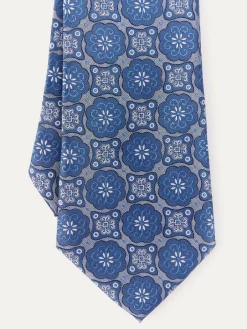 CORBATA JACQUARD MF AZUL
