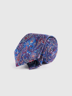 CORBATA JACQUARD MF AZUL