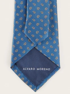 CORBATA JACQUARD MF AZUL