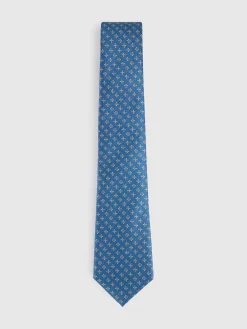 CORBATA JACQUARD MF AZUL