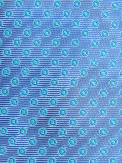 CORBATA JACQUARD MF AZUL