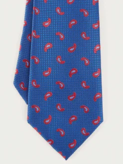 CORBATA JACQUARD MF AZUL