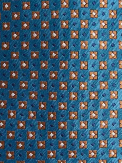 CORBATA JACQUARD MF AZUL