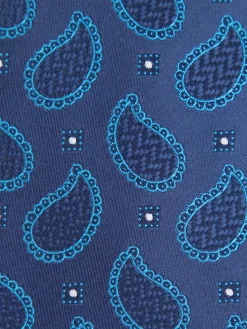 CORBATA JACQUARD MF AZUL