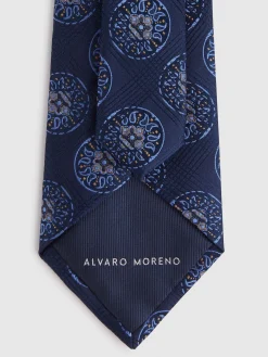 CORBATA JACQUARD MF AZUL