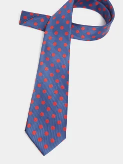 CORBATA JACQUARD MF AZUL MARINO