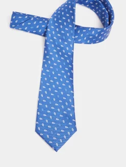 CORBATA JACQUARD MF AZUL MARINO