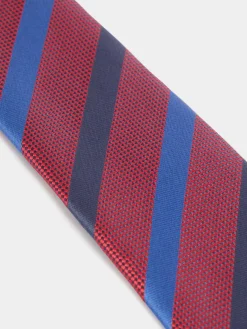 CORBATA JACQUARD MF AZUL MARINO