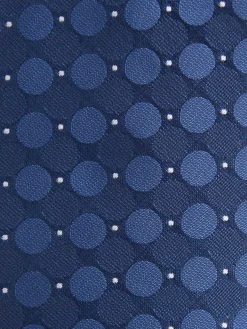 CORBATA JACQUARD MF AZUL MARINO