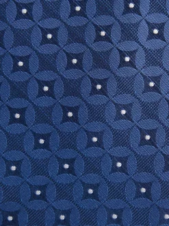 CORBATA JACQUARD MF AZUL MARINO