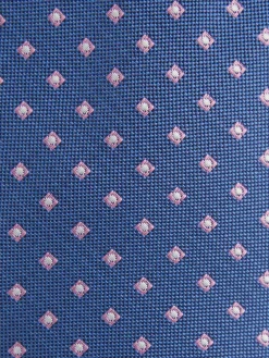 CORBATA JACQUARD MF AZUL MARINO