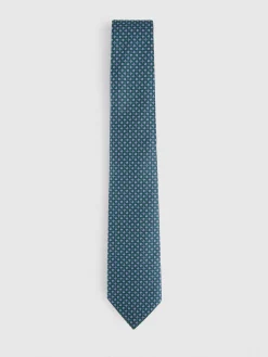 CORBATA JACQUARD MF AZUL MARINO