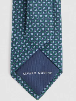 CORBATA JACQUARD MF AZUL MARINO