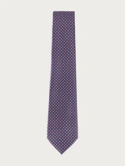 CORBATA JACQUARD MF AZUL MARINO