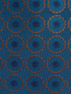 CORBATA JACQUARD MF AZUL MARINO