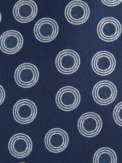 CORBATA JACQUARD MF AZUL MARINO