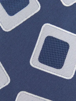 CORBATA JACQUARD MF AZUL MARINO