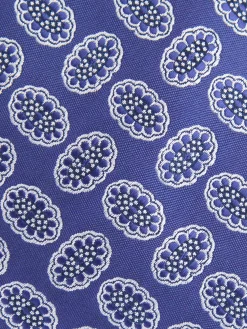 CORBATA JACQUARD MF AZUL MARINO