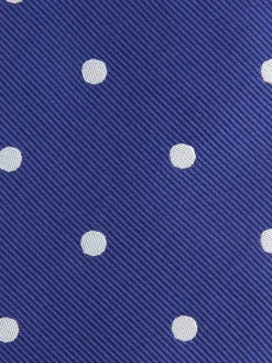 CORBATA JACQUARD MF AZUL MARINO