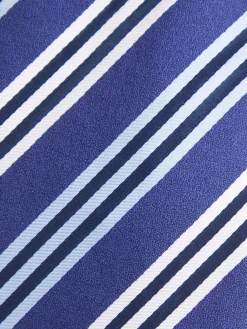CORBATA JACQUARD MF AZUL MARINO