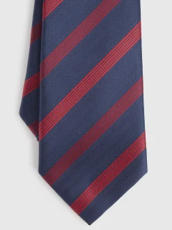 CORBATA JACQUARD MF AZUL MARINO