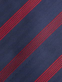 CORBATA JACQUARD MF AZUL MARINO