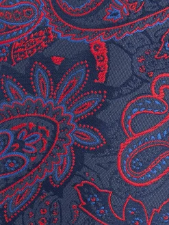 CORBATA JACQUARD MF AZUL MARINO