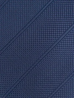 CORBATA JACQUARD MF AZUL MARINO