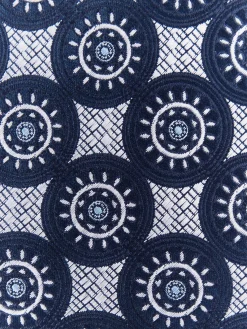 CORBATA JACQUARD MF AZUL MARINO