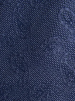 CORBATA JACQUARD MF AZUL MARINO