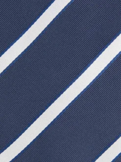 CORBATA JACQUARD MF AZUL MARINO
