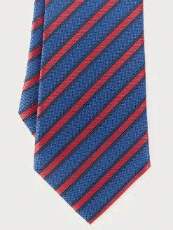 CORBATA JACQUARD MF AZUL MARINO