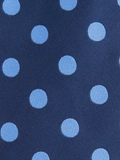 CORBATA JACQUARD MF AZUL MARINO