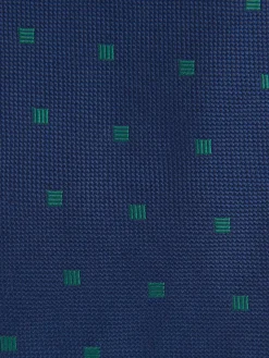 CORBATA JACQUARD MF AZUL MARINO