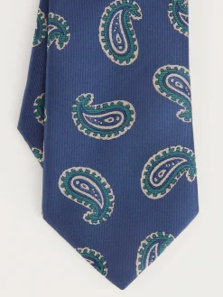 CORBATA JACQUARD MF AZUL MARINO